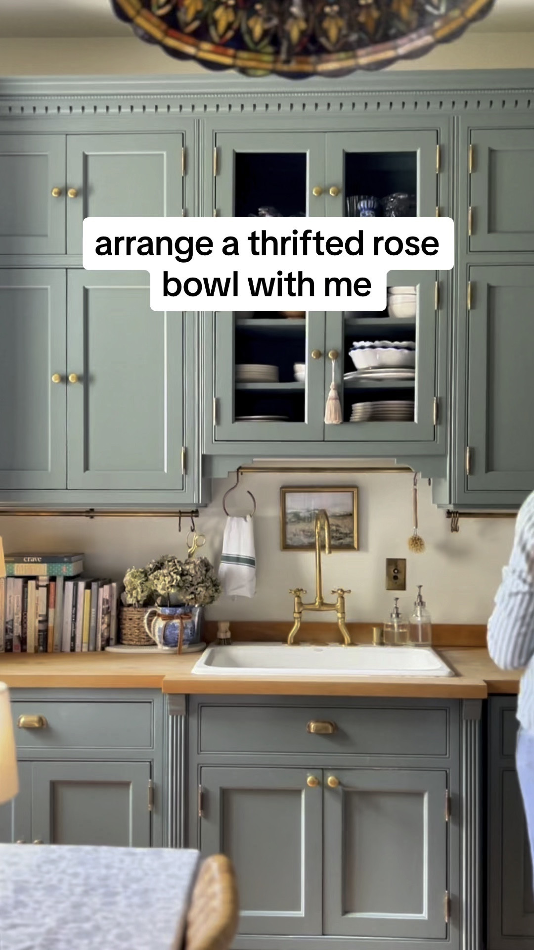 Here’s a simple arrangement just in time for Valentine’s Day. 
If you’ve ever spotted these rounded vases at the thrift store, they’re known as rose bowls, and here’s how to use one:
-Remove any leaves below the water line and trim stems to rest just above the edge of your vase when placed at an angle
-criss cross your stems to form a support
-continue removing the lower leaves and begin to trim stems slightly longer to create the dome shape
- adjust shape by trimming and rearranging as needed

#LTKVideo #LTKhome #LTKSeasonal