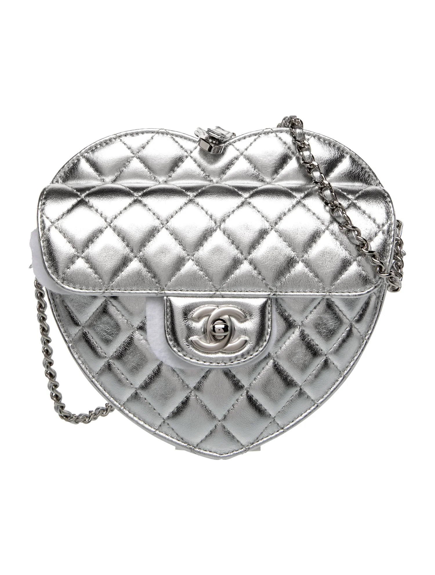 Chanel 2025 CC In Love Heart Bag - Metallic Crossbody Bags, Handbags - CHA1400460 | The RealReal | The RealReal