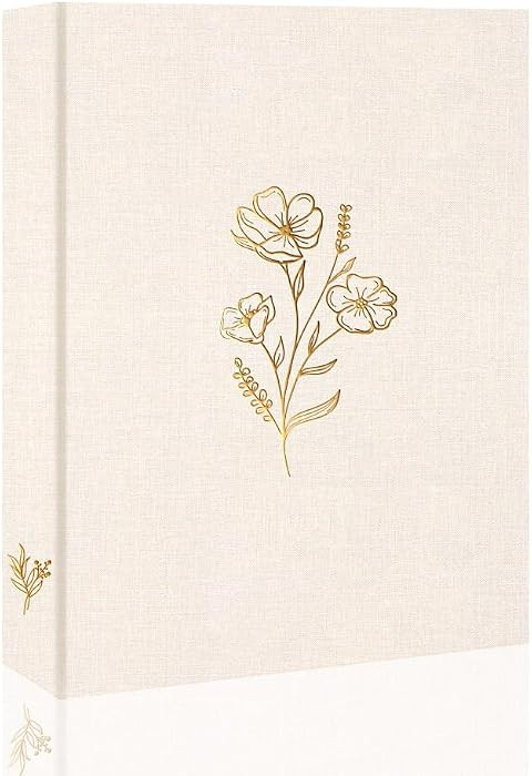 Photo Album 4x6 100 Photos, 100 Pockets 4\u201dx6\u201d Picture Album, Linen Fabric Cover Picture... | Amazon (US)