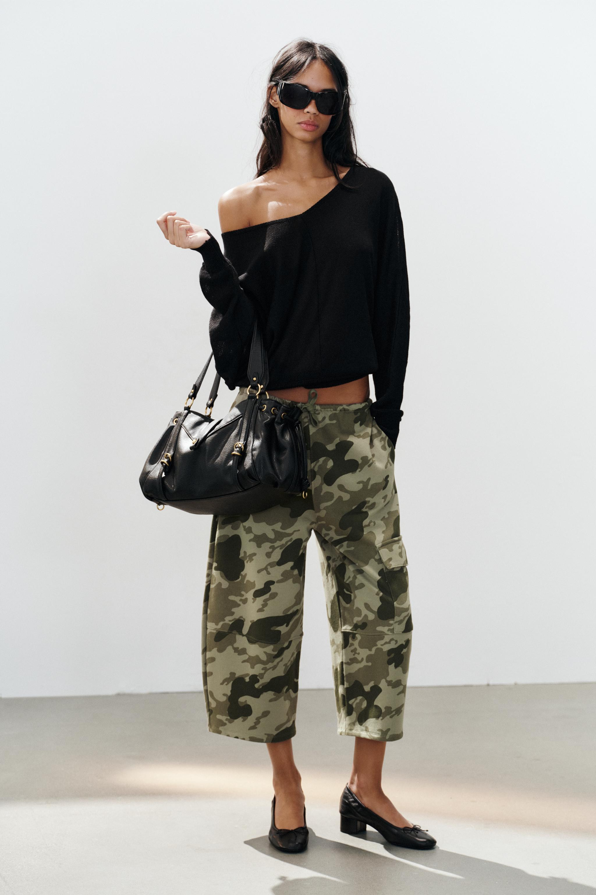 PRINTED POCKET PANTS | Zara US