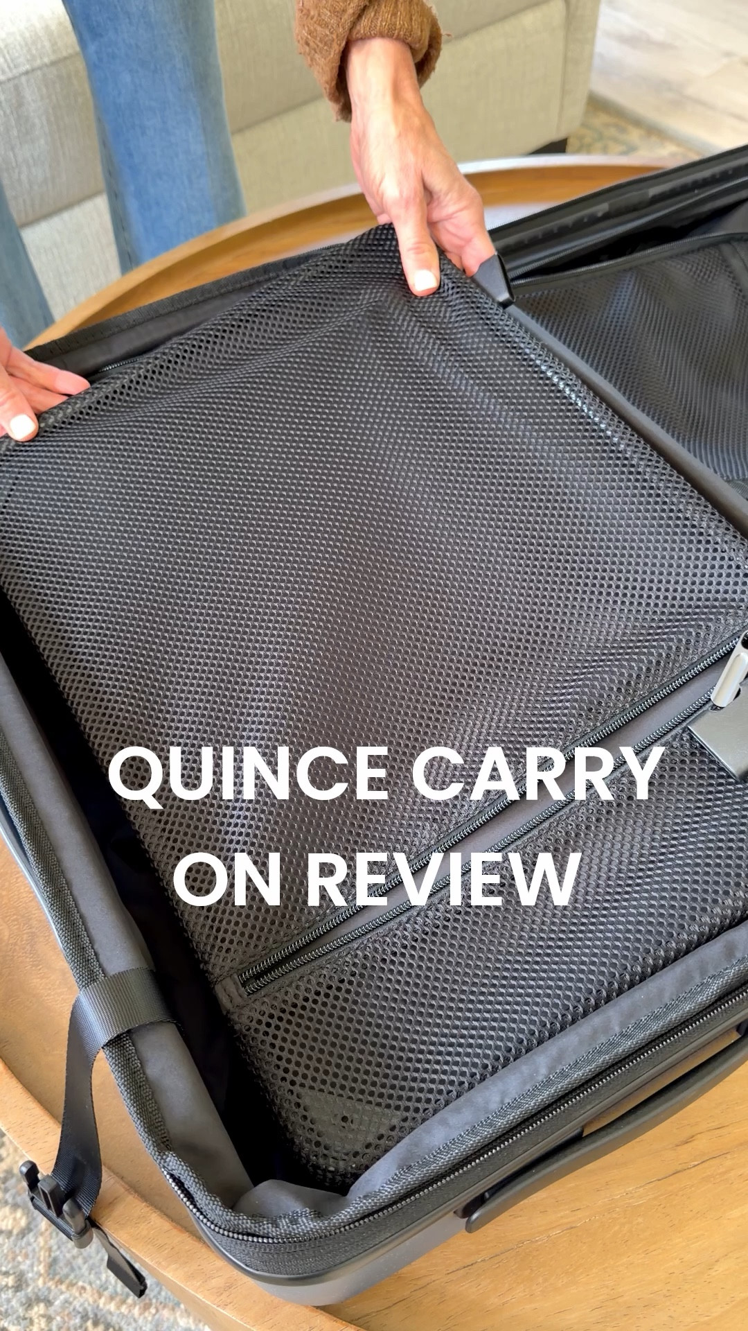 This is the kind of carry-on that actually makes packing feel easier… everything has a place. #QuincePartner @onequince 

#LTKTravel #LTKmomlife