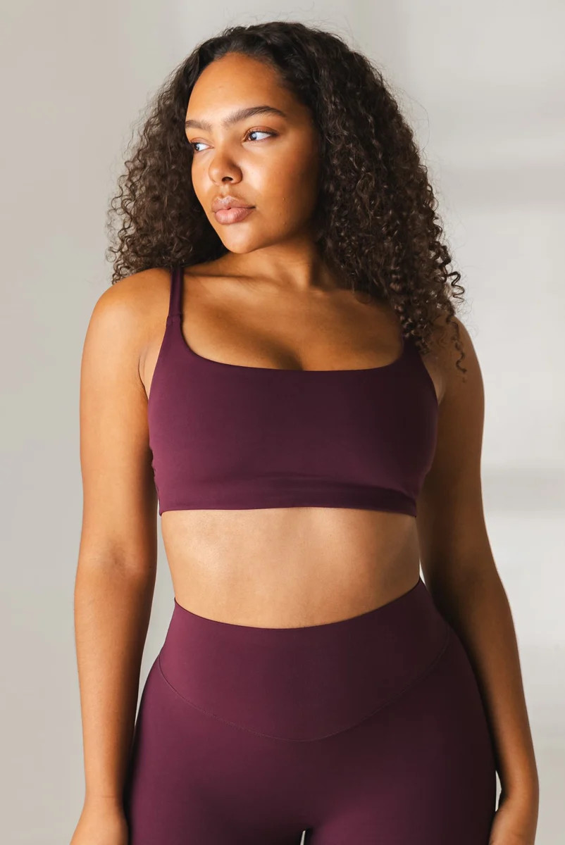 Cloud II™ Scoop Bra - Wine | Vitality