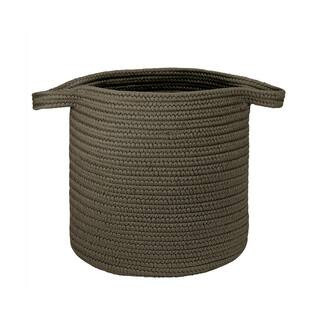 16 in. x 16 in. x 20 in. Charcoal Addison Braided Laundry Basket | The Home Depot