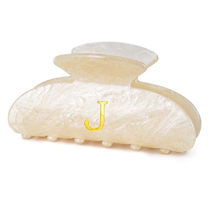 Birthday Gift for Girls Initial Hair Clips Personalized Hair Claws Teacher Gifts for 3 4 5 6 7 8 ... | Amazon (US)