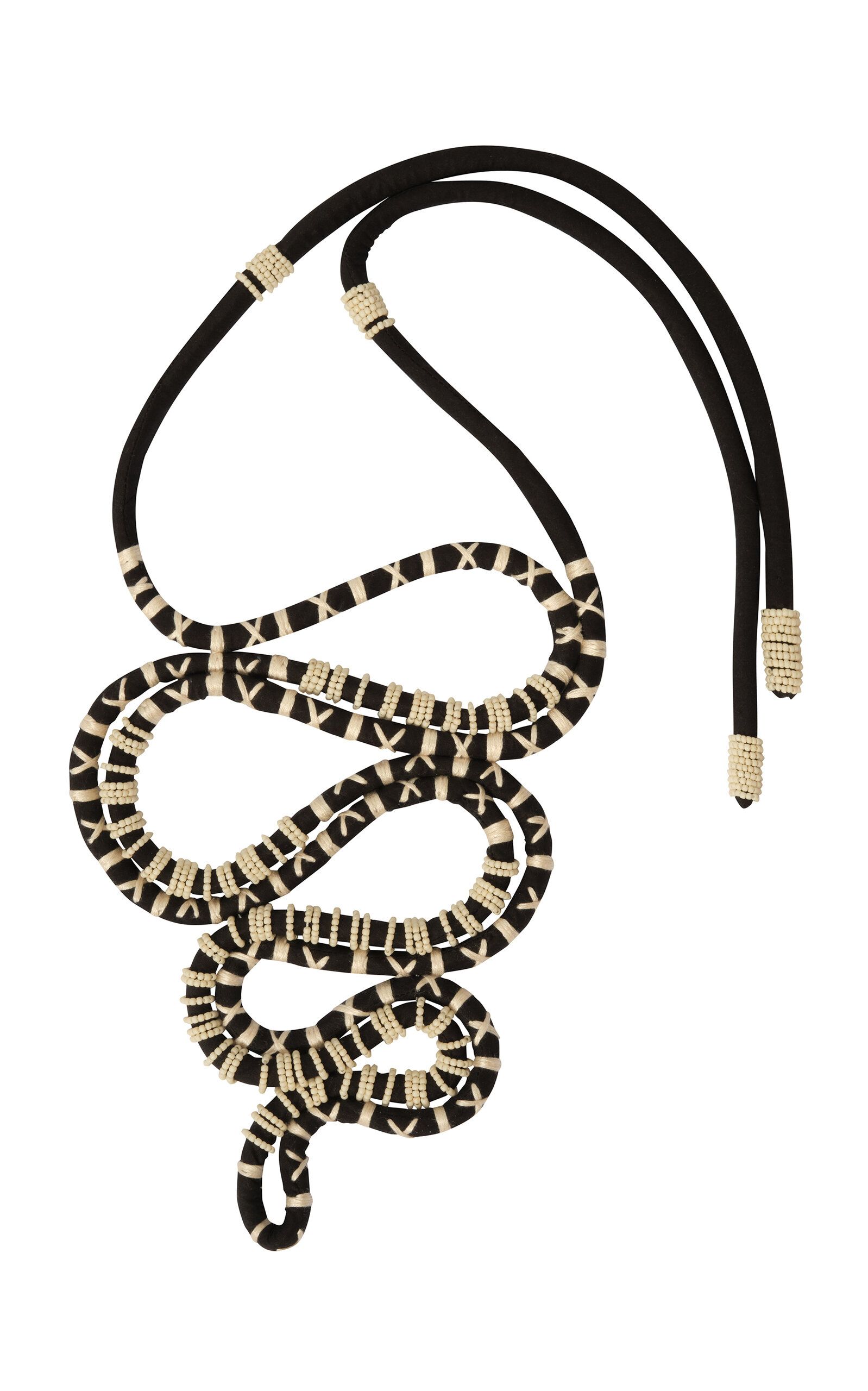 The Great Serpent Cotton and Glass Necklace | Moda Operandi (Global)