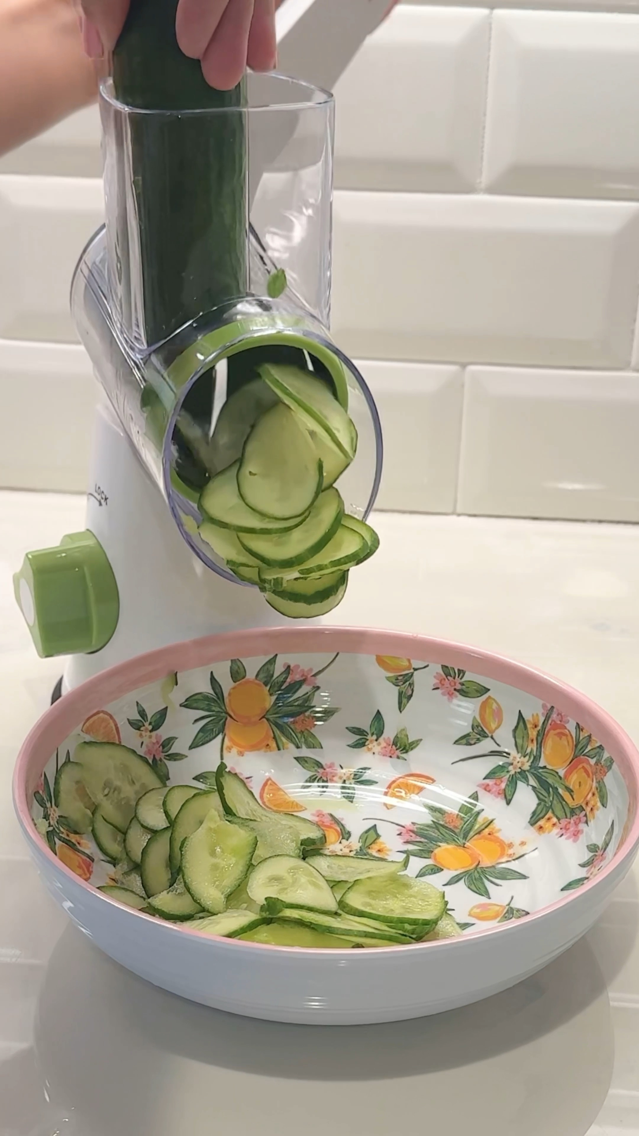 SUMMER RECIPES: Pickled Cucumber Salad 🥗 Love how easy it is to slice my cucumbers in this vegetable slicer! It makes making salads so much quicker and easier! #recipe #kitchenware #cucumbersalad #summerfood

#LTKHome #LTKFindsUnder50 #LTKWatchNow