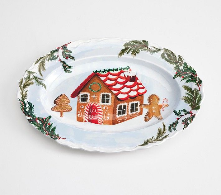 Gingerbread House Platter | Pottery Barn Kids