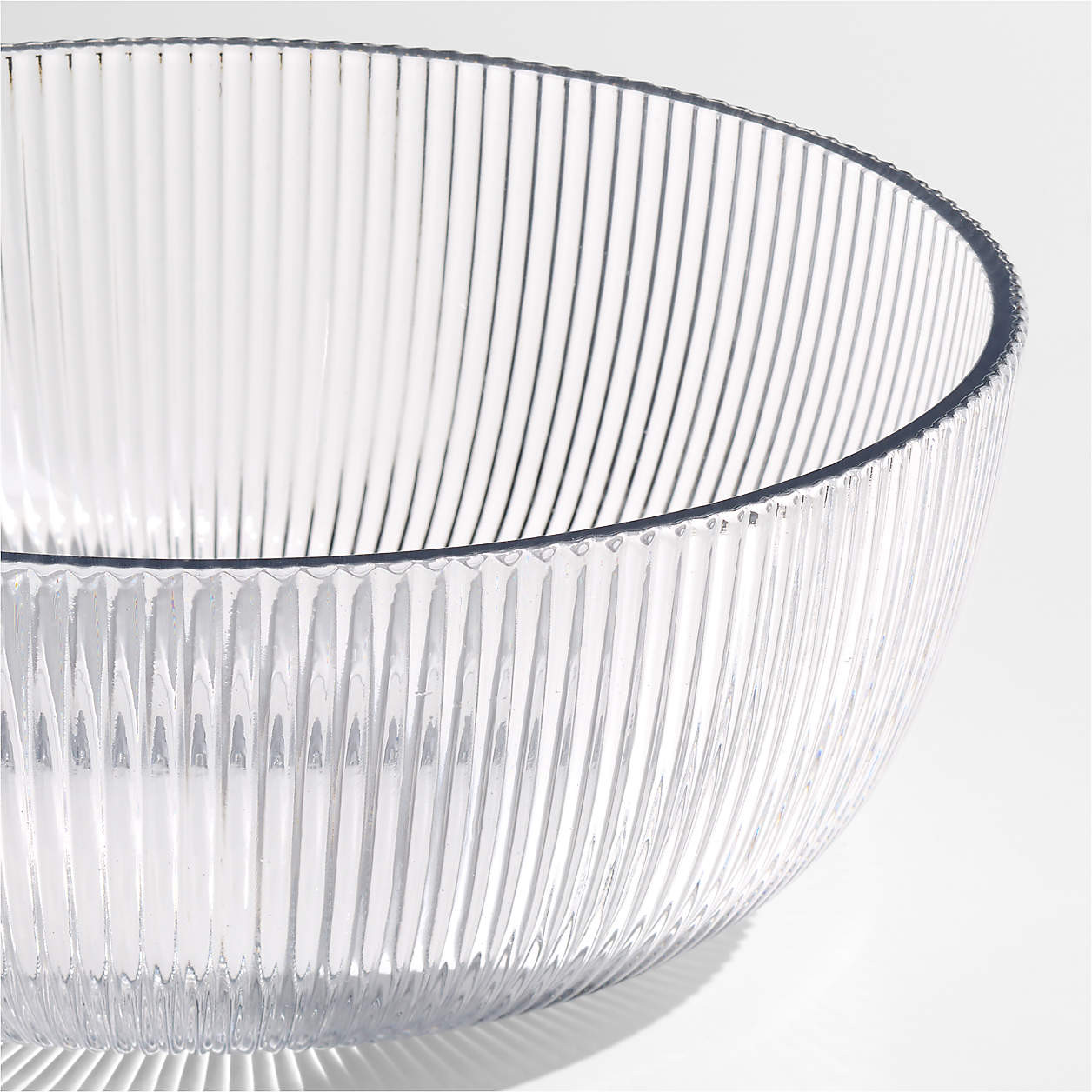 Atwell Glass Serve Bowl + Reviews | Crate & Barrel | Crate & Barrel