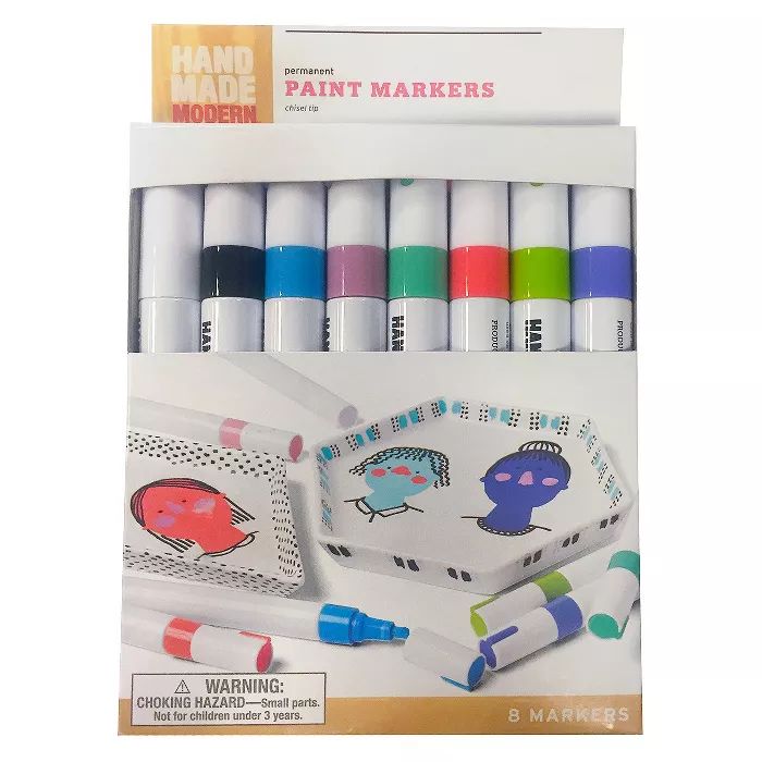 8pk Paint Markers - Hand Made Modern® | Target
