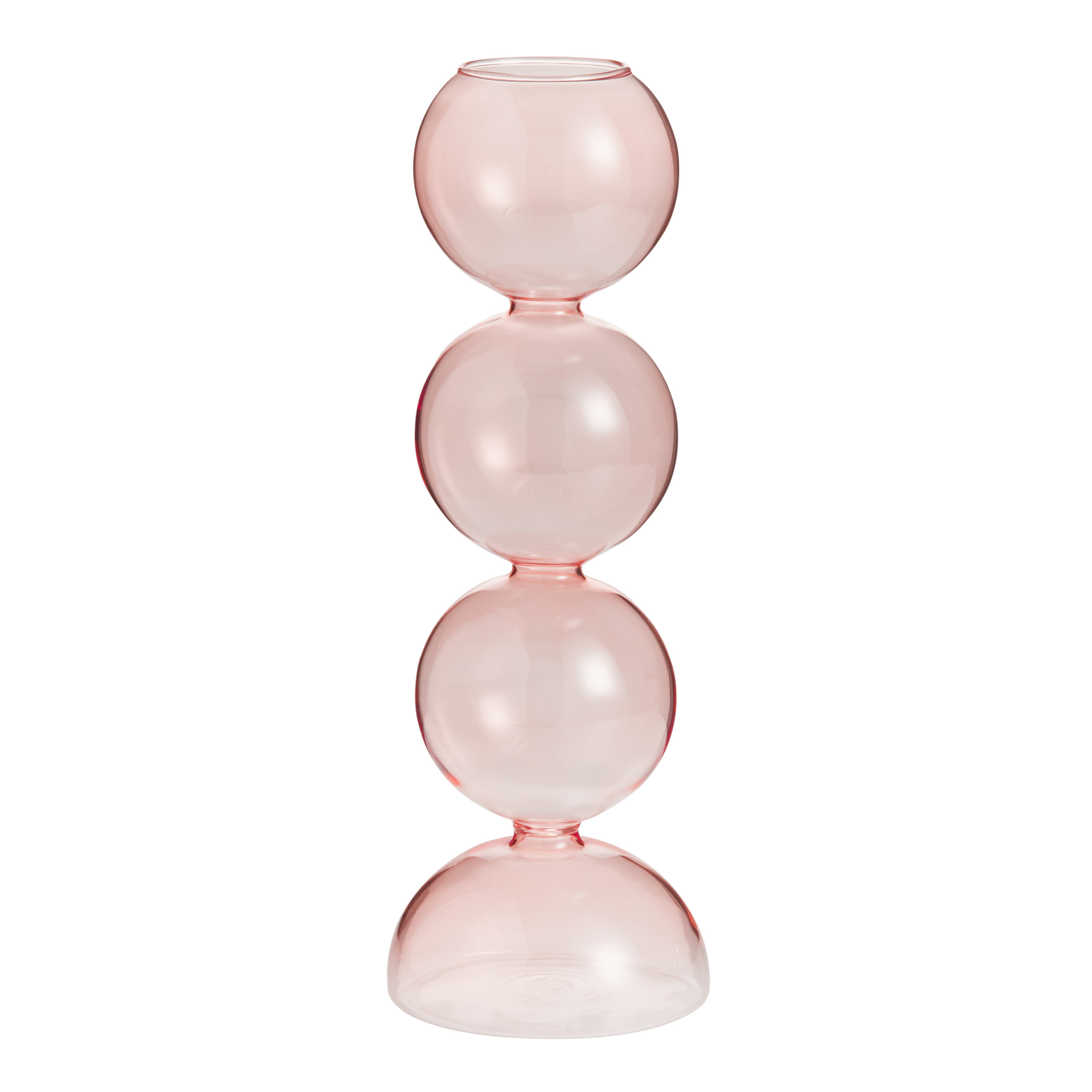 Tall Stacked Bubble Glass Vase | World Market