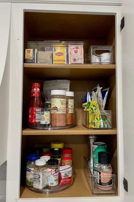 With cabinets like these, products go along way. Everything is categorized, contained and nothing gets lost in the back of the cabinet. 

#LTKunder50 #LTKhome #LTKfamily