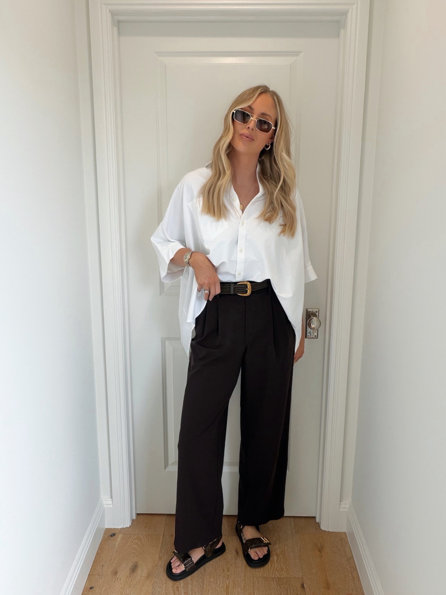 I can totally see the hype around these pants. An elevated look, but with the comfort of a lounge pant. 
I would recommend sizing up. This is a 10 on me and I found them slightly snug, so exchanging for the next size. 
They’re cropped on us taller girls, but still look really cool with a loafer.

Let me know if you have any other questions! Xx

#LTKworkwear #LTKsummer #LTKaustralia