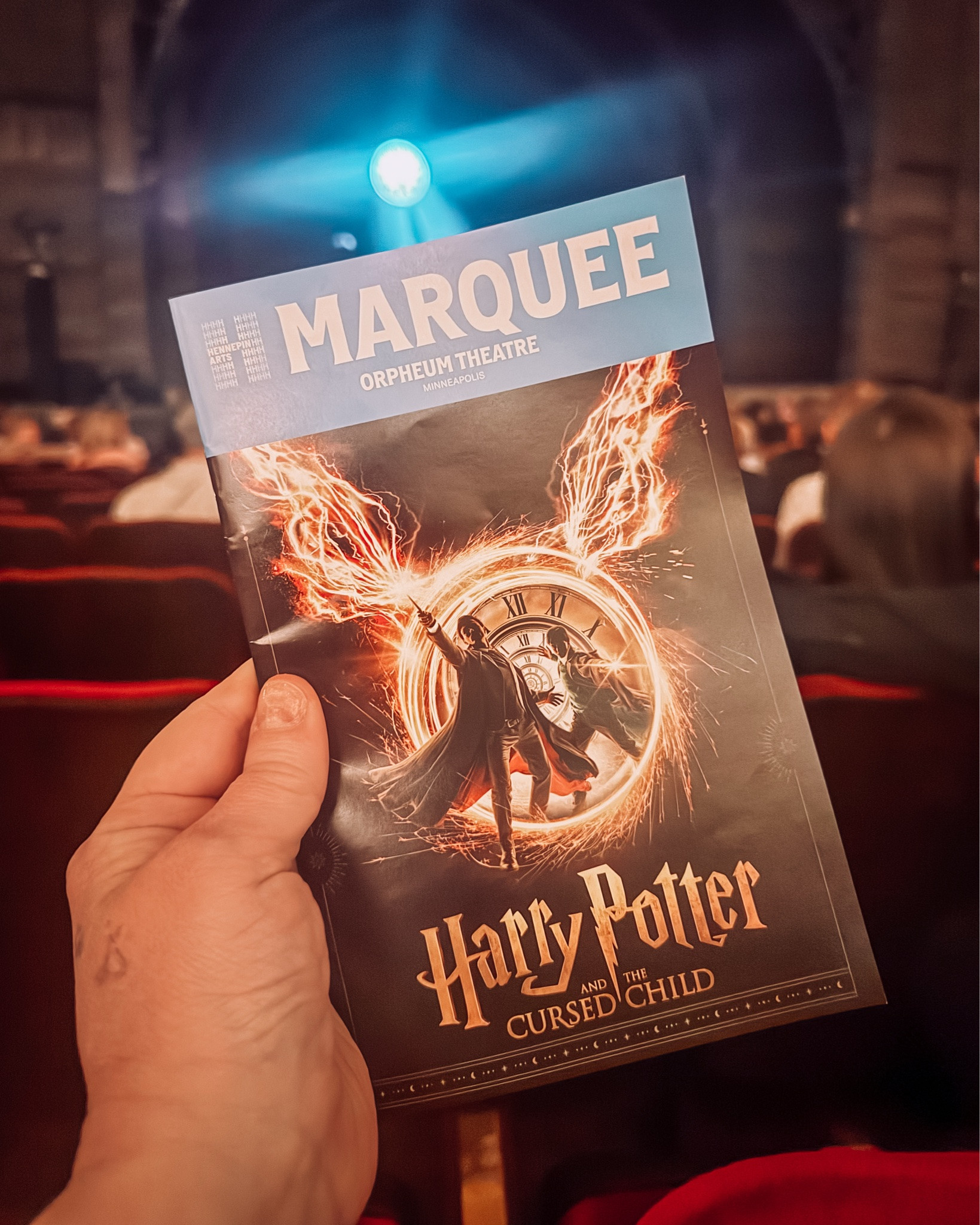 I had the privilege of seeing “Harry Potter and the Cursed Child” on tour—it was magical in every way. 🪄

And my Harry Potter merch from Made by Andrea Stasia and Brick and Whimsy make the moment all the more magical. ✨