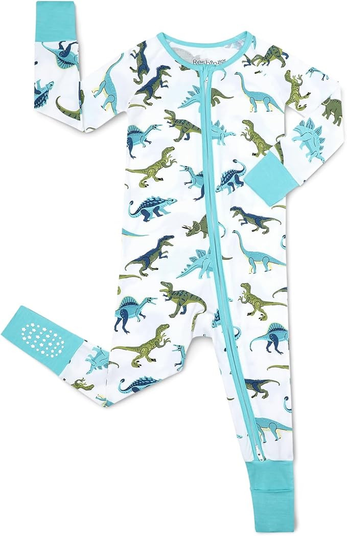 Bamboo Viscose Baby Convertible Footie Pajama, Zipper Pajamas for Baby Boys & Girls, Sleep & Play... | Amazon (US)