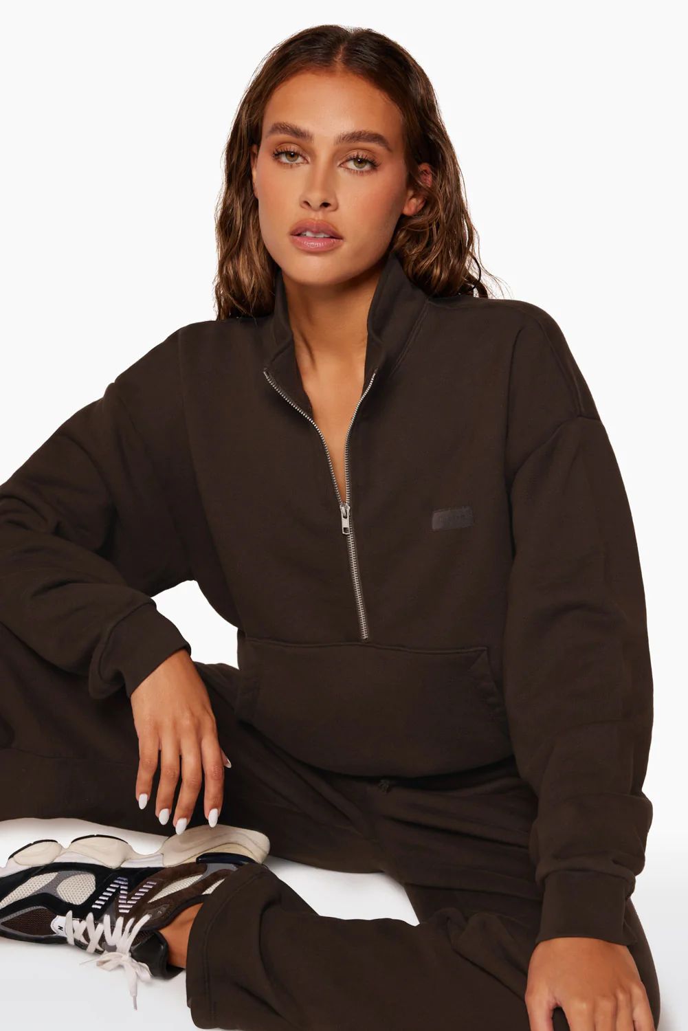 HALF ZIP - ESPRESSO | SET Active