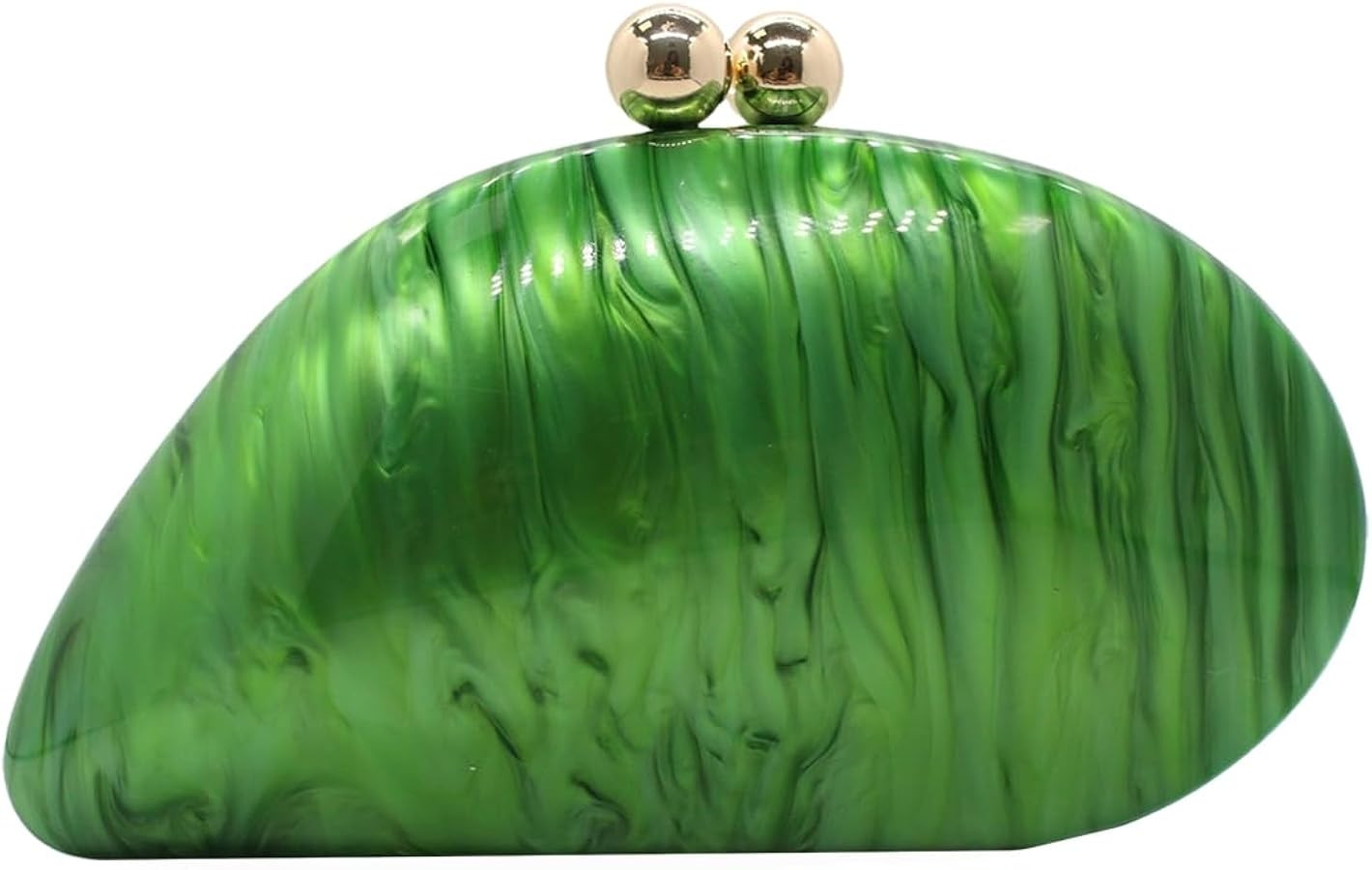 UMREN Seashell Chain Shoulder Bag for Women Acrylic Evening Clutch Bag Glitter Marble Purse Handb... | Amazon (US)