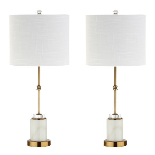 Harper Marble/ Crystal LED Table Lamp (Set of 2) by JONATHAN Y | Bed Bath & Beyond