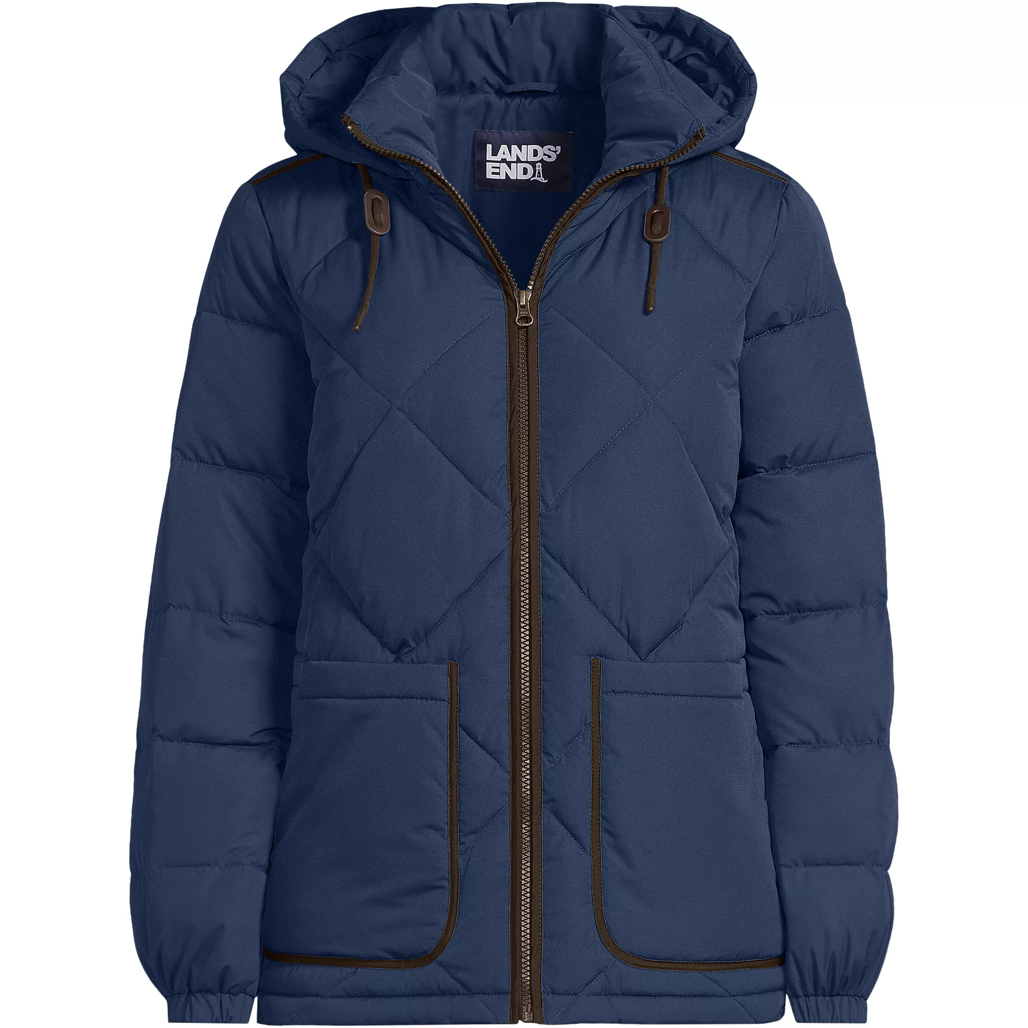 Women's FeatherFree Insulated Diamond Quilted Jacket | Lands' End (US)