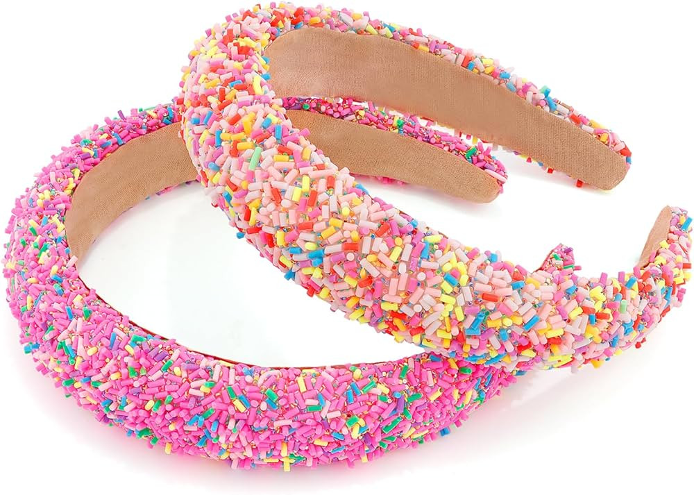 Cute Headbands for Girls Women Non Slip, Wide Padded Head Bands for Women's Girls Headbands Fashi... | Amazon (US)