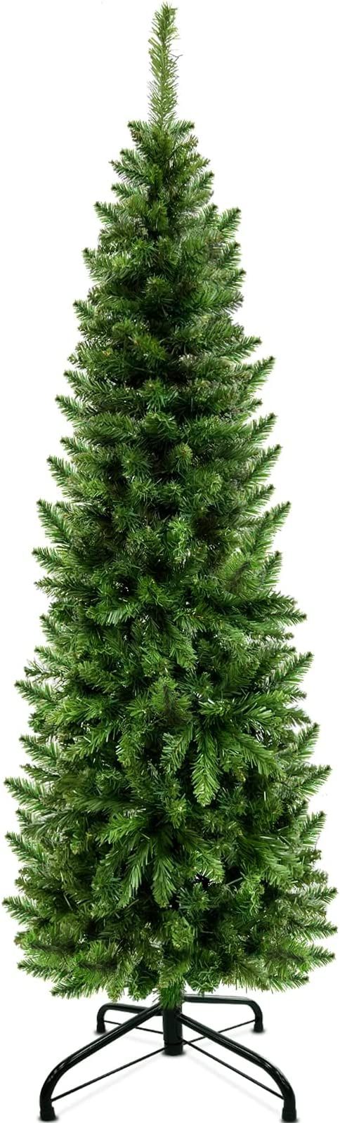 TURNMEON 5 Feet Pencil Christmas Tree Decoration with Thick 380 Tips, Metal Stand,Premium Realist... | Amazon (US)