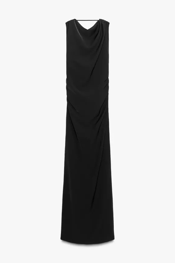 LANGES KLEID MIT FREIEM RÜCKEN | Zara DE