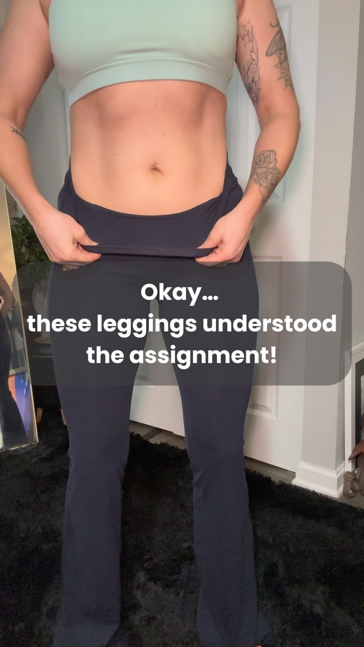 
These high-waisted flare leggings are a must.
No front seam, smoothing fit, deep pockets, and a tall-girl-friendly flare that actually flatters. The fabric is buttery soft, stays put, and isn’t see-through.

#LTKFindsUnder50 #LTKActive