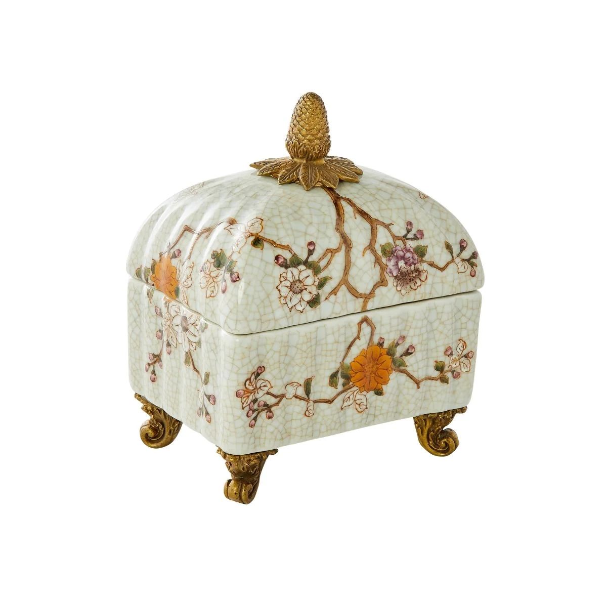 Chinoiserie Small Box in Cafe | Caitlin Wilson Design