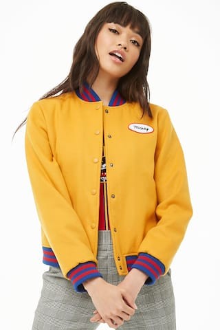 Mickey Mouse Varsity Jacket | Forever 21 (US)
