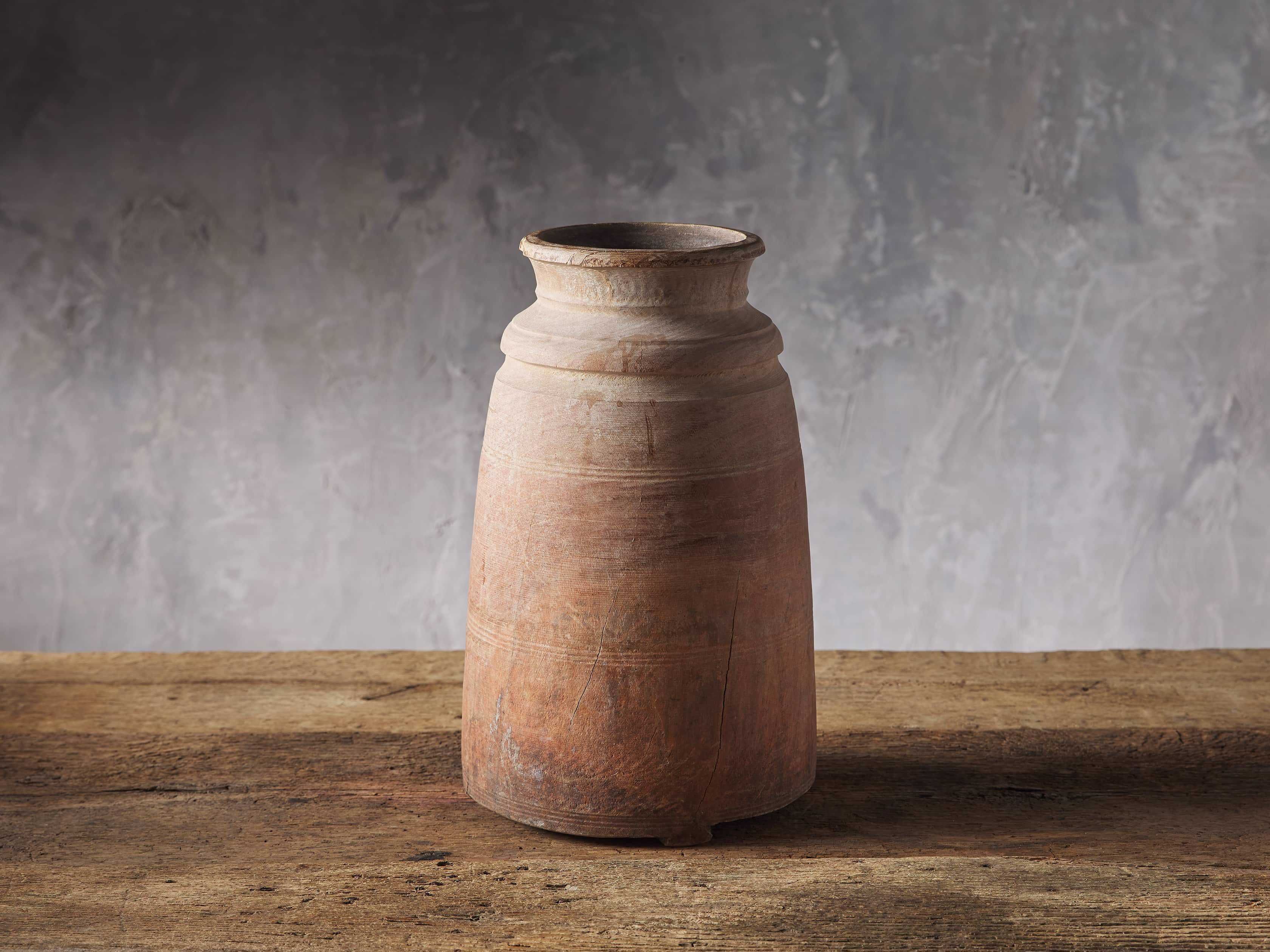 Reclaimed Wood Vase | Arhaus