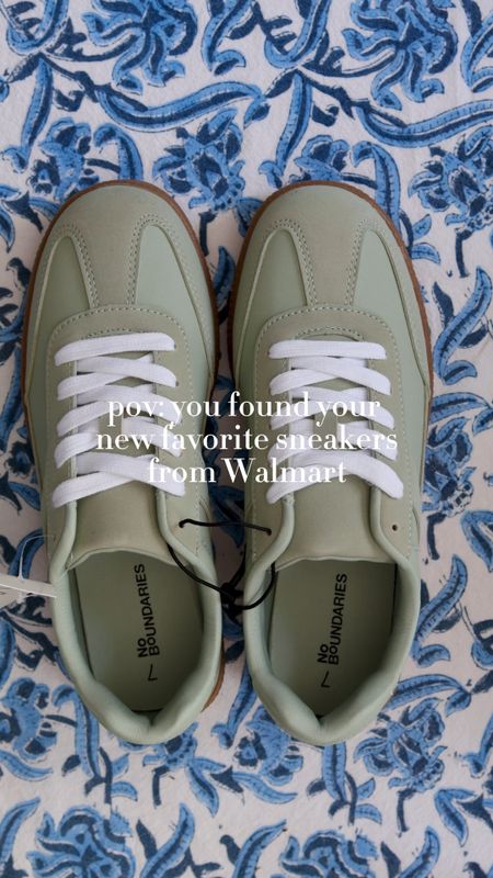 You’re going to love these sneakers! They are cute AND comfortable thanks to memory foam. I love this sage green color but they also come in many other colors including a pretty blush. 

True to size! 

Sneakers, Walmart shoes, shoes, preppy, preppy style 

#LTKShoeCrush #LTKVideo #LTKFindsUnder50