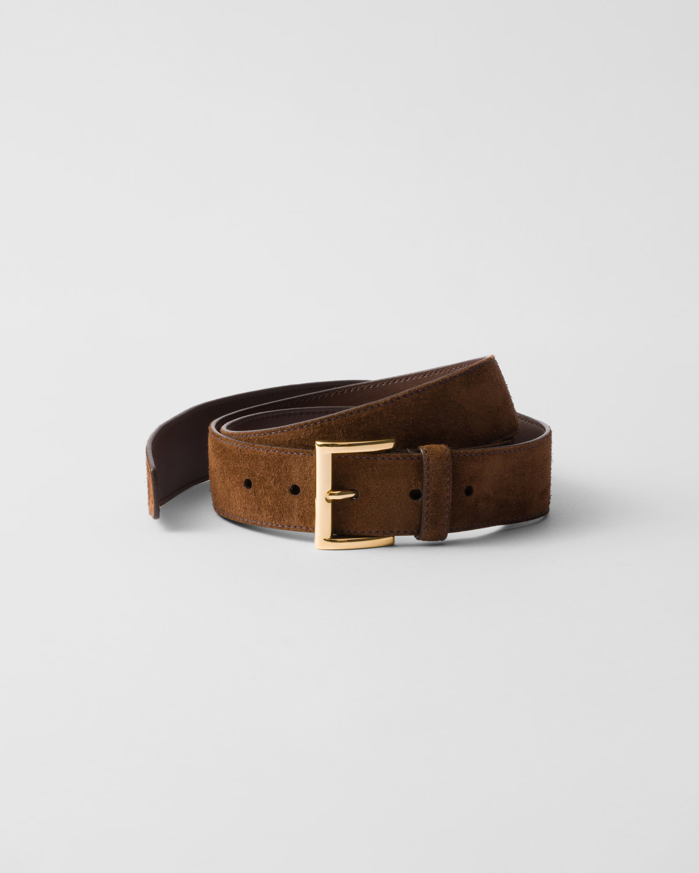 Suede belt | Prada US