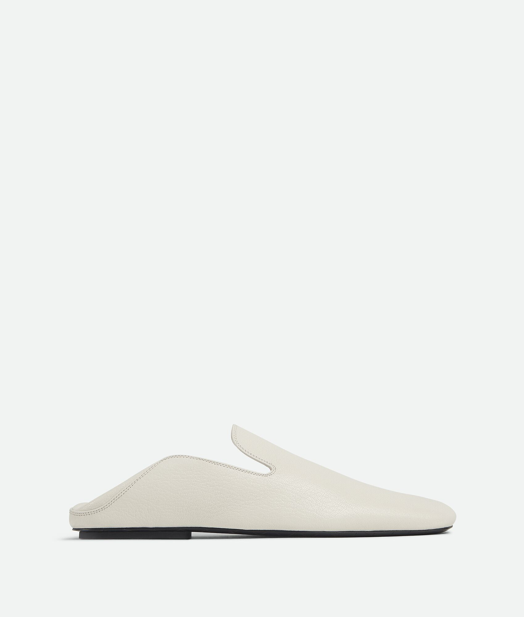 Bottega Veneta® Women's Adamo Slipper in White. Shop online now. | Bottega Veneta