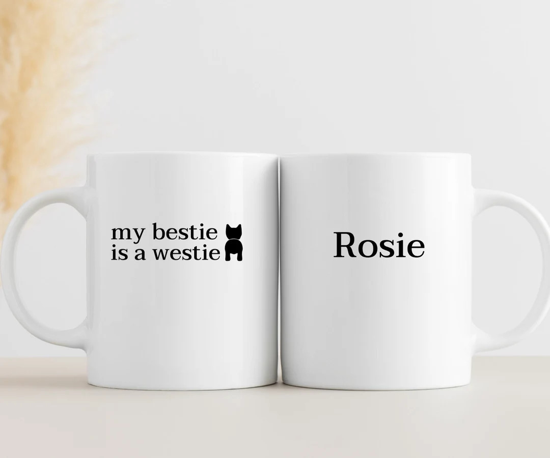 Personalized Westie Lover Coffee Mug for West Highland Terrier Dog Dad Gift Idea for Dog Mom Cust... | Etsy (US)