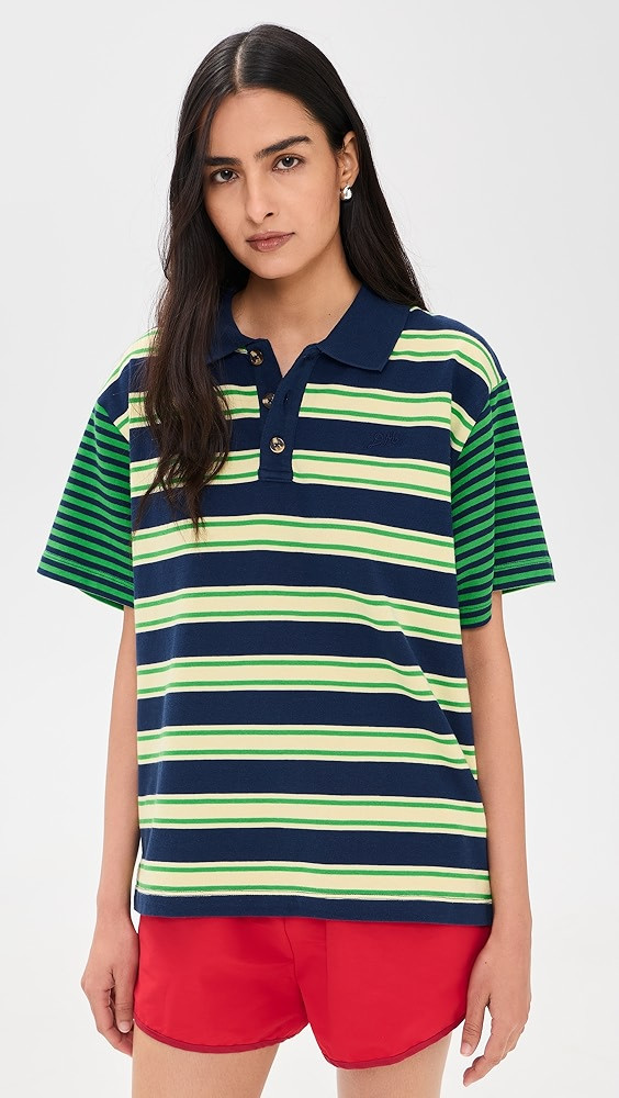 Damson Madder Zia Rugby Mix Stripe Shirt | Shopbop | Shopbop