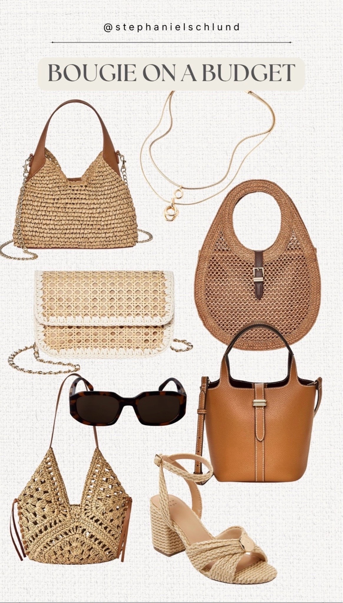 These budget-friendly summer bags are giving expensive coastal chic without the designer price tag ☀️🤍 Proof that you absolutely do not have to break the bank to look like a million this summer. The woven textures, neutral tones, and effortless silhouettes instantly elevate every outfit while still being practical enough for everyday life ✨

I’ve been loving these for vacations, pool days, brunch, errands, and summer nights out because they add that trendy polished touch to even the simplest outfit. Truly the easiest way to make your wardrobe look elevated on a budget 💋

Linked all my favorite affordable finds before they sell out because these are GOOD 👏

#LTKStyle #SummerBags #AffordableFashion #BudgetFriendlyStyle #CoastalChic #SummerStyle #TrendingFashion #VacationStyle #LuxuryLookForLess #LTKFinds #SummerAccessories #ChicStyle #Over30Style #EffortlessStyle #AmazonFashion

#LTKU #LTKSeasonal #LTKSaleAlert