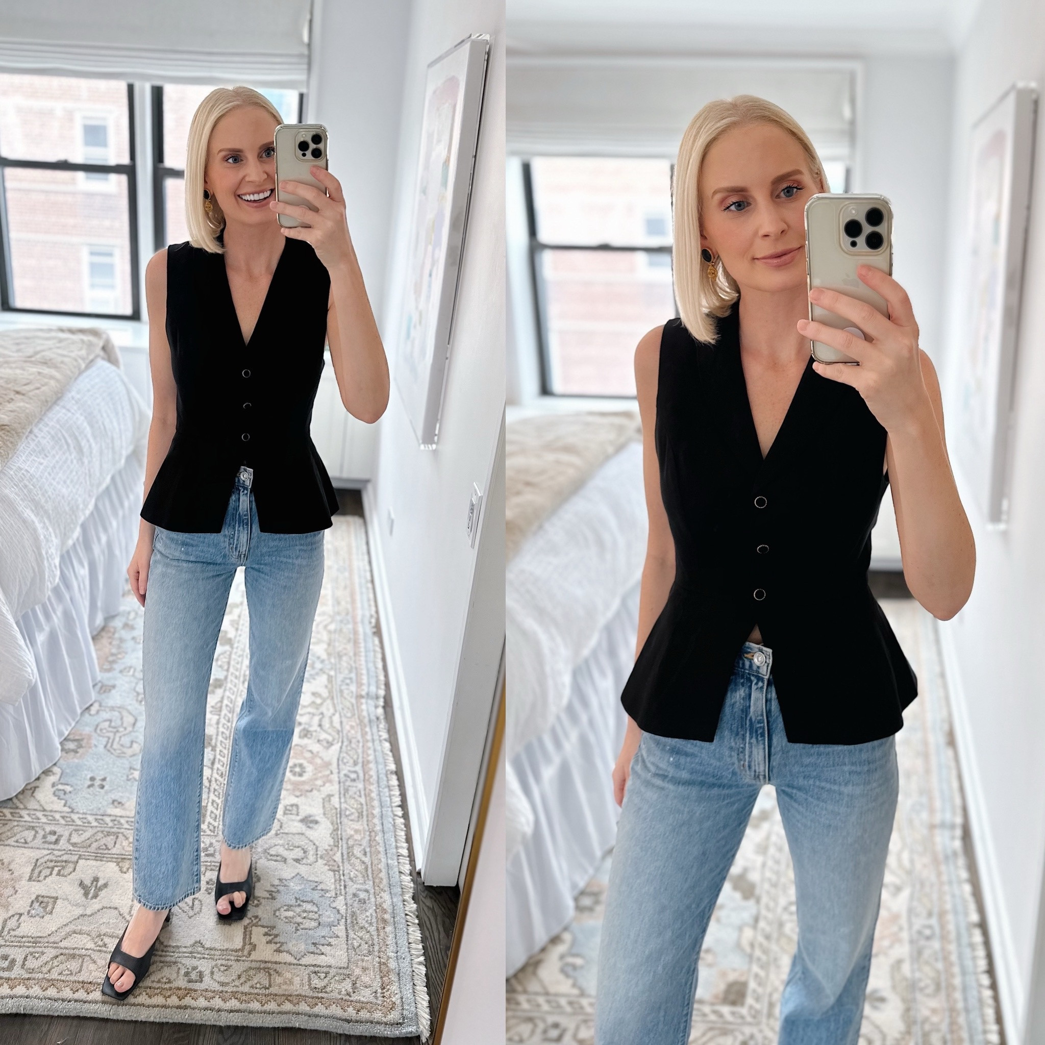 Today’s outfit! Took my usual size in all three items 🖤

#LTKStyleTip #LTKShoeCrush