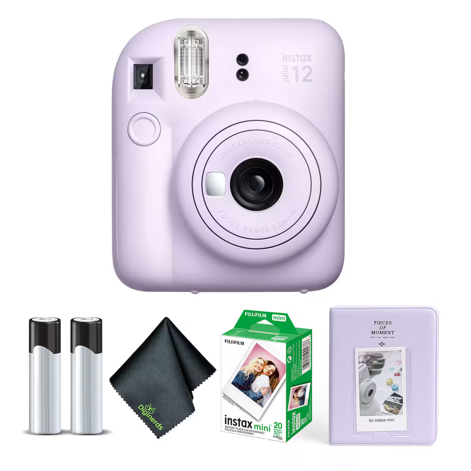 Fujifilm - INSTAX MINI 12 Instant Film Camera with Instant Film - Lilac Purple | Best Buy U.S.