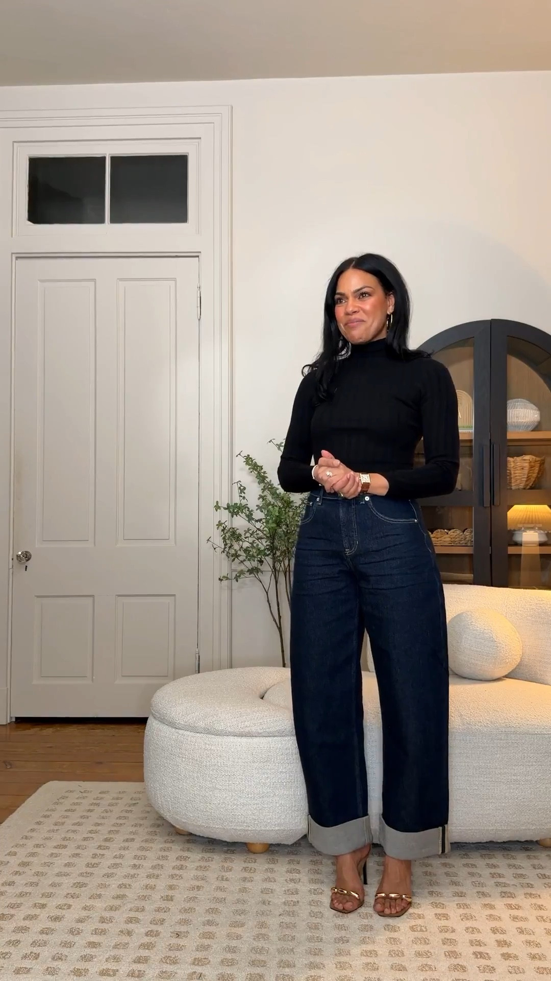 SIZING AND CODE BELOW: I always have a CODE For 1st time Spanx customers: ANNAGXSPANX (15% off excluding sale) 1. Straight 2. Barrel 3. Wide leg 4: Horseshoe.  They are all TTS. I took a small and am 5’4” and reg length in all. They come XS-3X in petite, reg and tall.  SO COMFORTABLE and cute!





#LTKOver40 #LTKootd #LTKgrwm