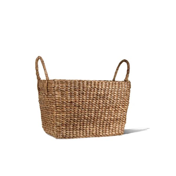 Bollington Handmade Coastal Wicker Basket With Handles 1 | Wayfair North America