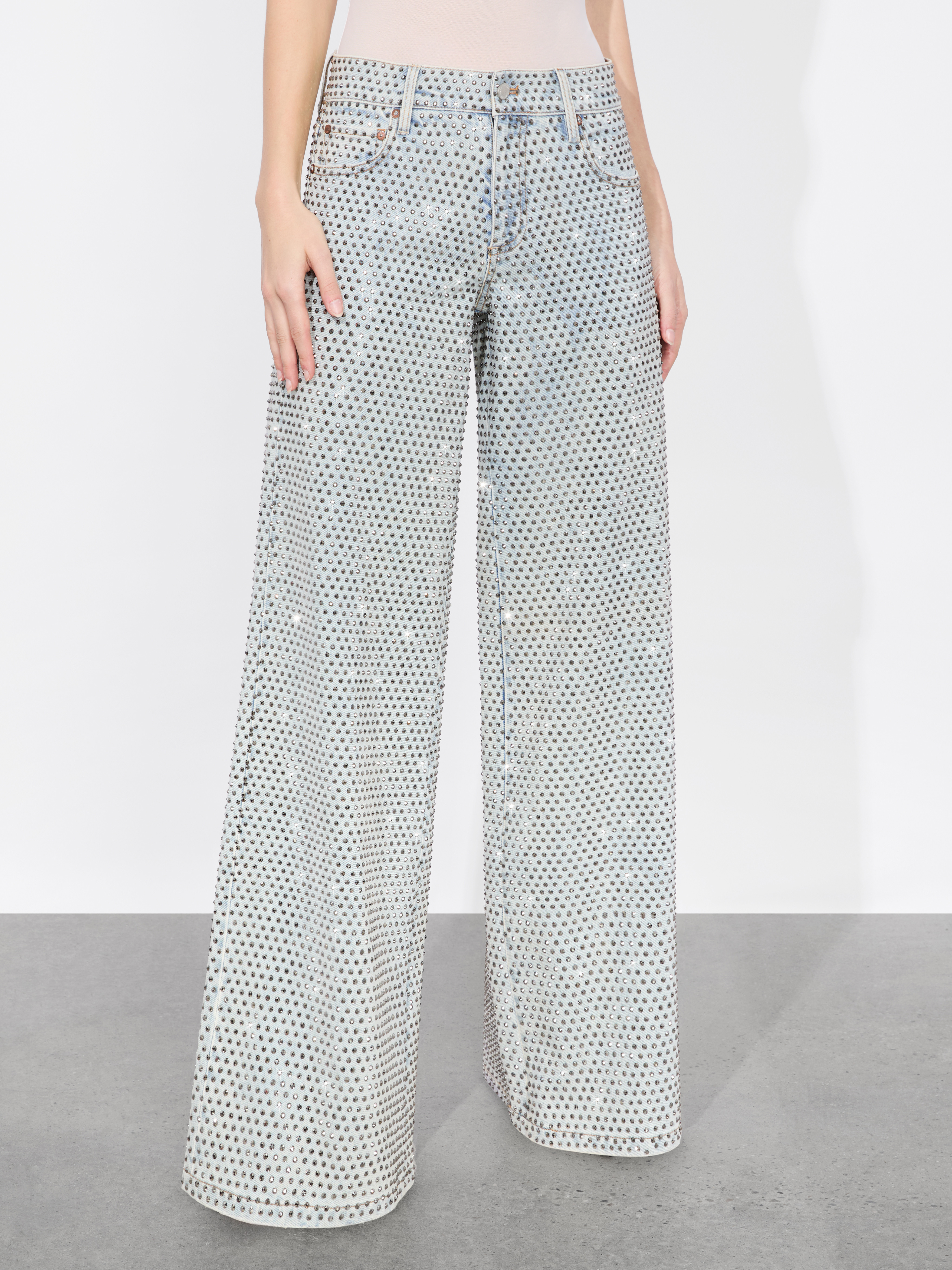 alice + olivia TRISH EMBELLISHED JEAN | Alice + Olivia