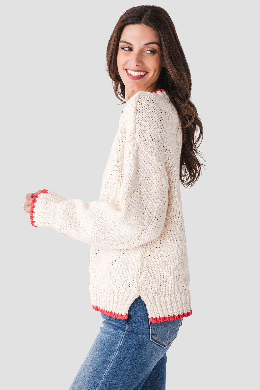 By Together Crimson Peak Pullover Sweater | Social Threads