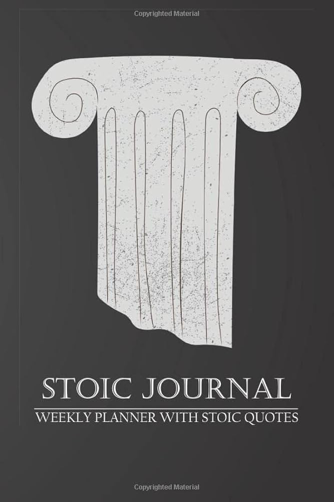 Stoic Journal / Weekly Planner With Stoic Quotes: Ancient Philosophers Wisdom Minimalistic Planne... | Amazon (US)