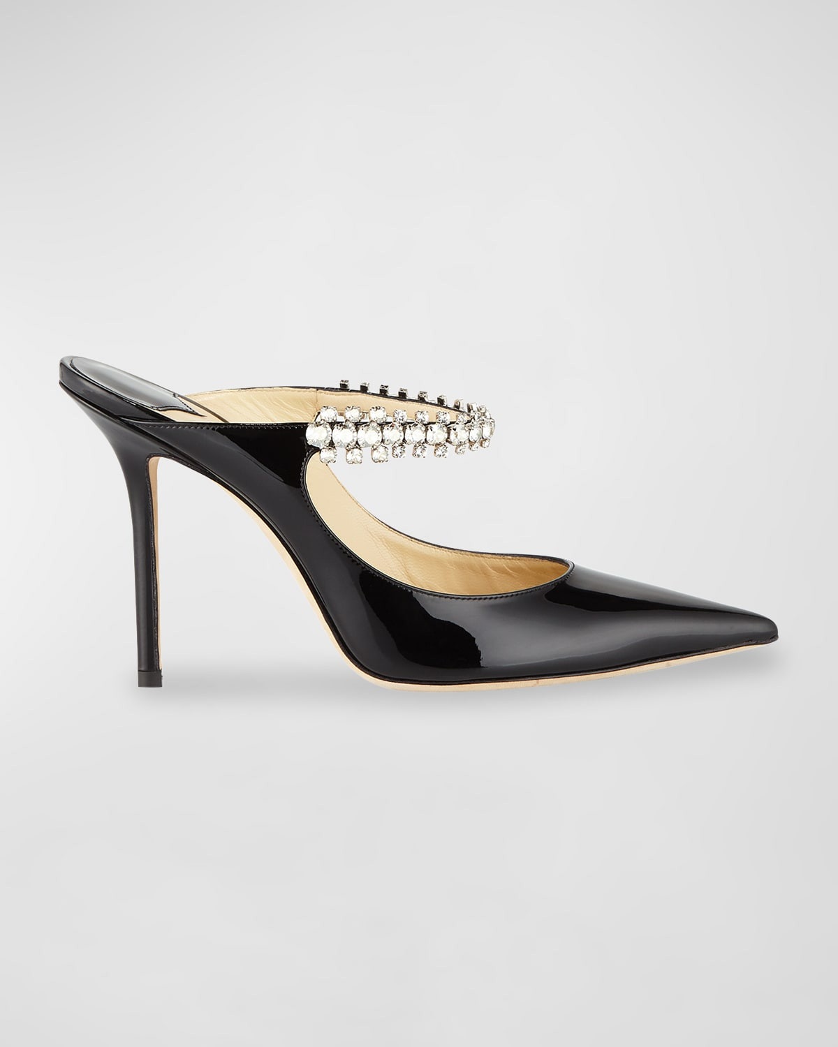 Bing Patent Crystal-Strap High-Heel Pumps | Neiman Marcus