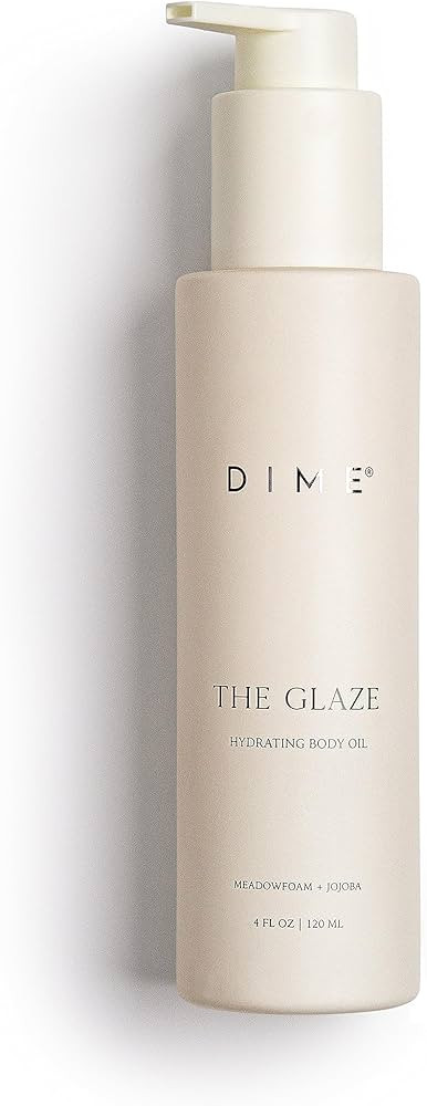 DIME Beauty Glaze Body Oil, Hydrating, Non-Greasy Massage Oil, Argan and Jojoba Oil for Skin, Bat... | Amazon (US)