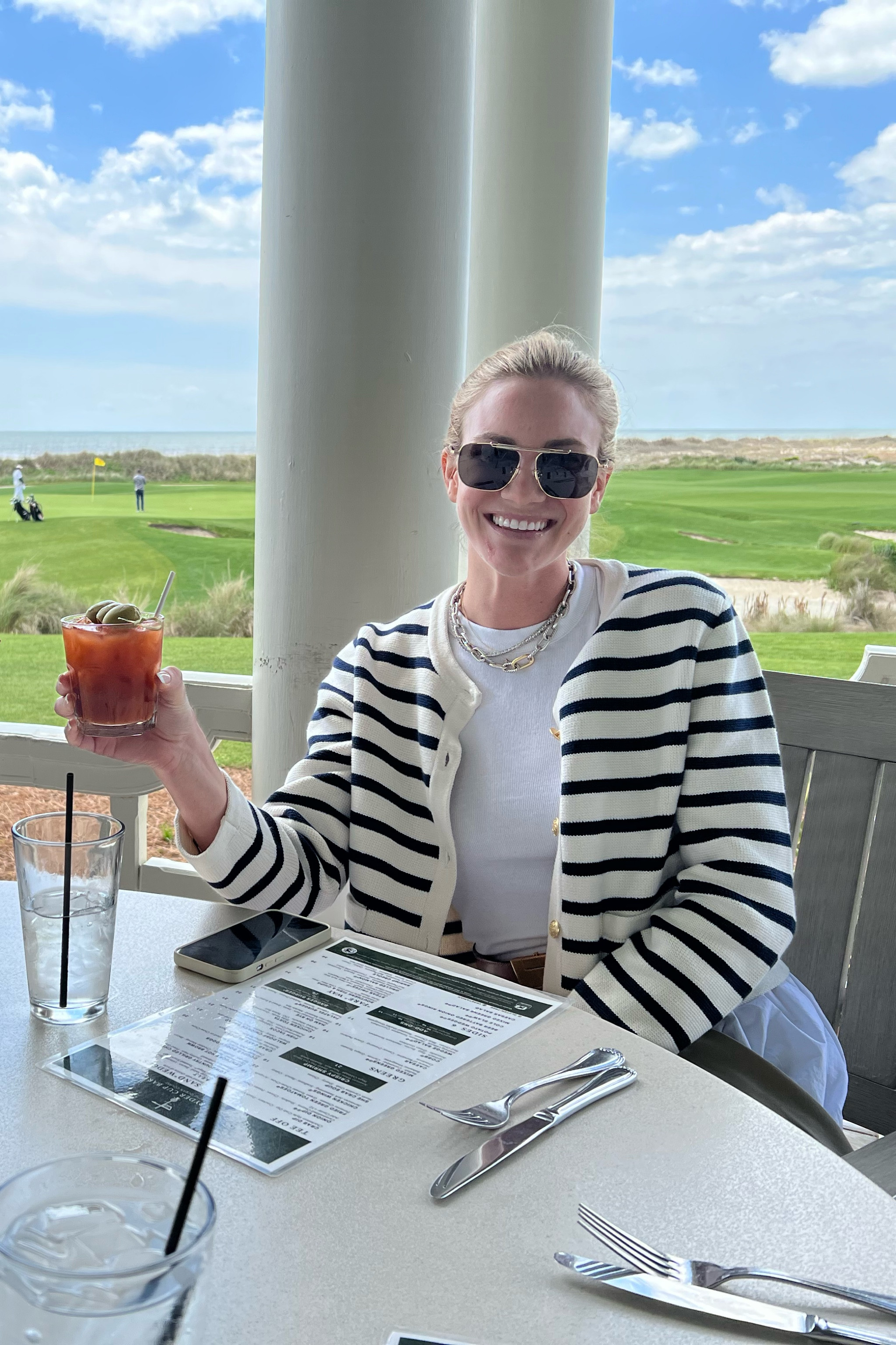 Nautical stripes
All white look 
Summer 
Spring 

#LTKfit #LTKunder100 #LTKSeasonal