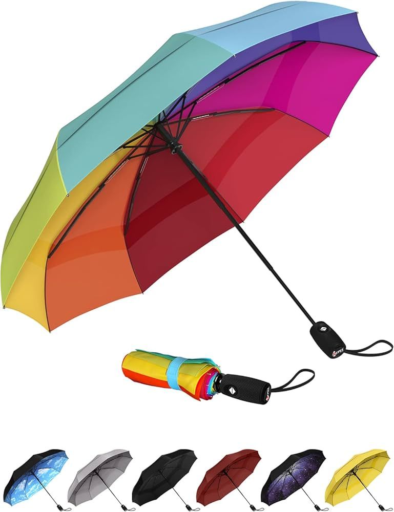 Repel Umbrella The Original Portable Travel Umbrella - Umbrellas for Rain Windproof, Strong Compa... | Amazon (US)