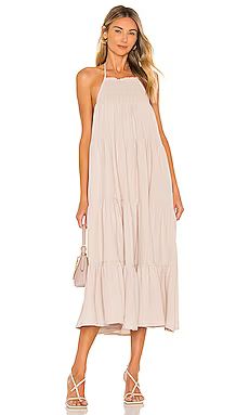 Tularosa Nora Midi Dress in Hazelnut from Revolve.com | Revolve Clothing (Global)