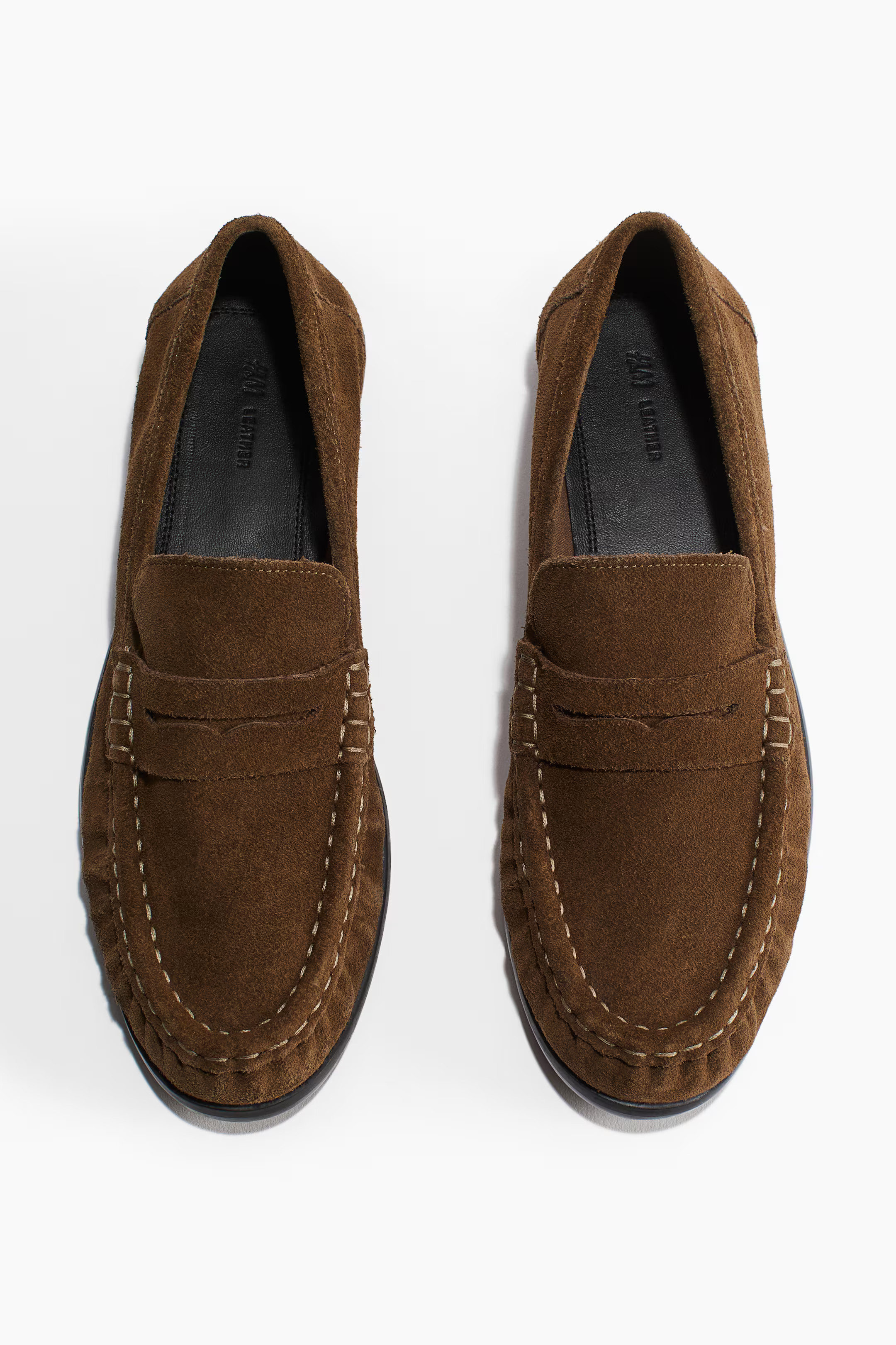 Leather loafers - Brown - Ladies | H&M GB | H&M (UK, MY, IN, SG, PH, TW, HK)