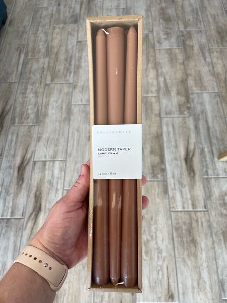 These taper candles from Pottery Barn might be the only fall item
I bought this year. I love the copper brown color!

#LTKHalloween #LTKhome #LTKSeasonal