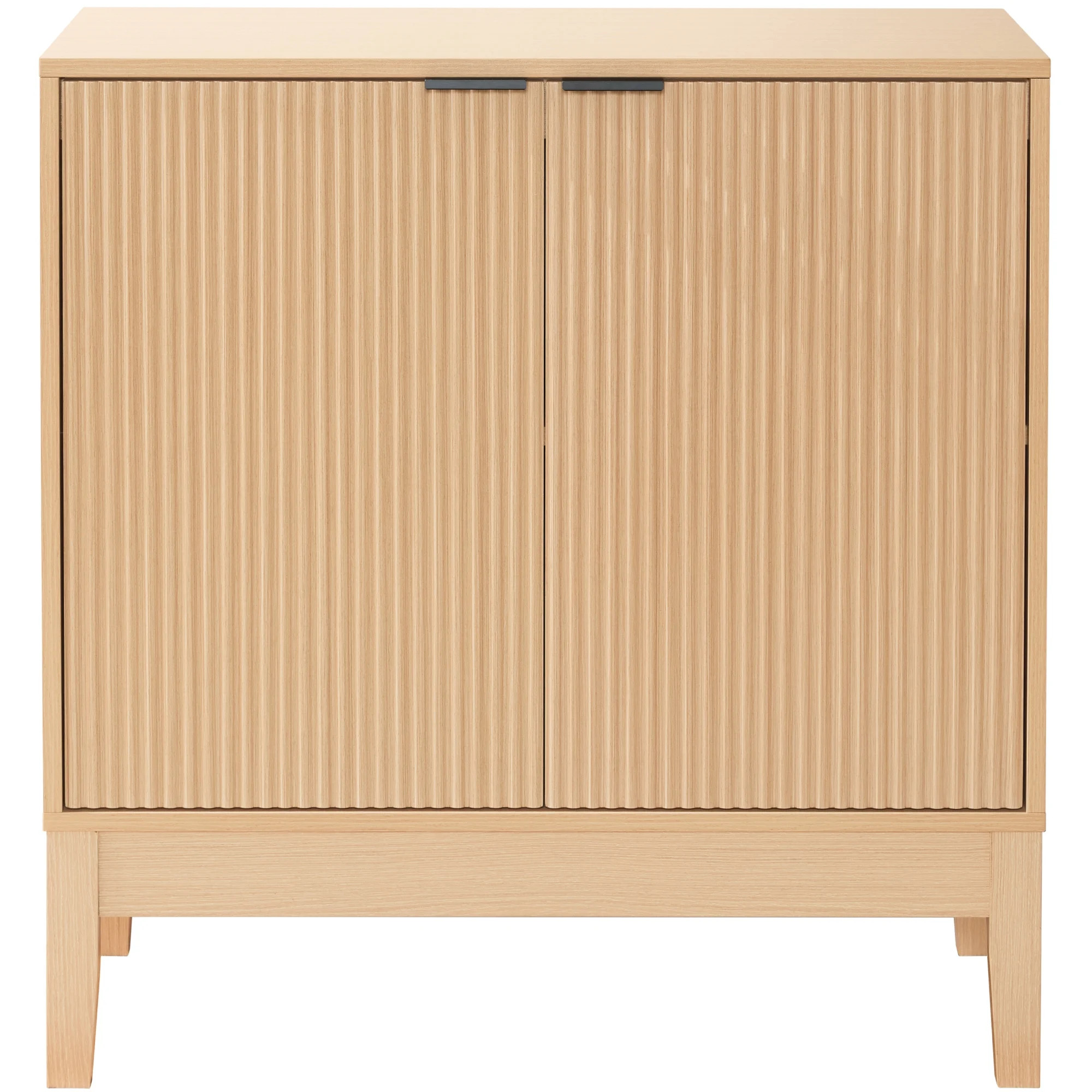 Best Choice Products 2-Door Reeded Storage Cabinet w/ Soft-Close Doors, Multipurpose Accent Furniture - Natural - Walmart.com | Walmart (US)